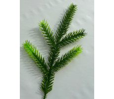 Ветка елки зеленый комбинированный 30см