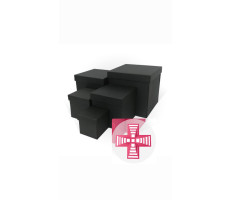 Набор подарочных коробок 5 в 1 WOW-эффект бумага тиснение ЛЕН куб 210x210x210